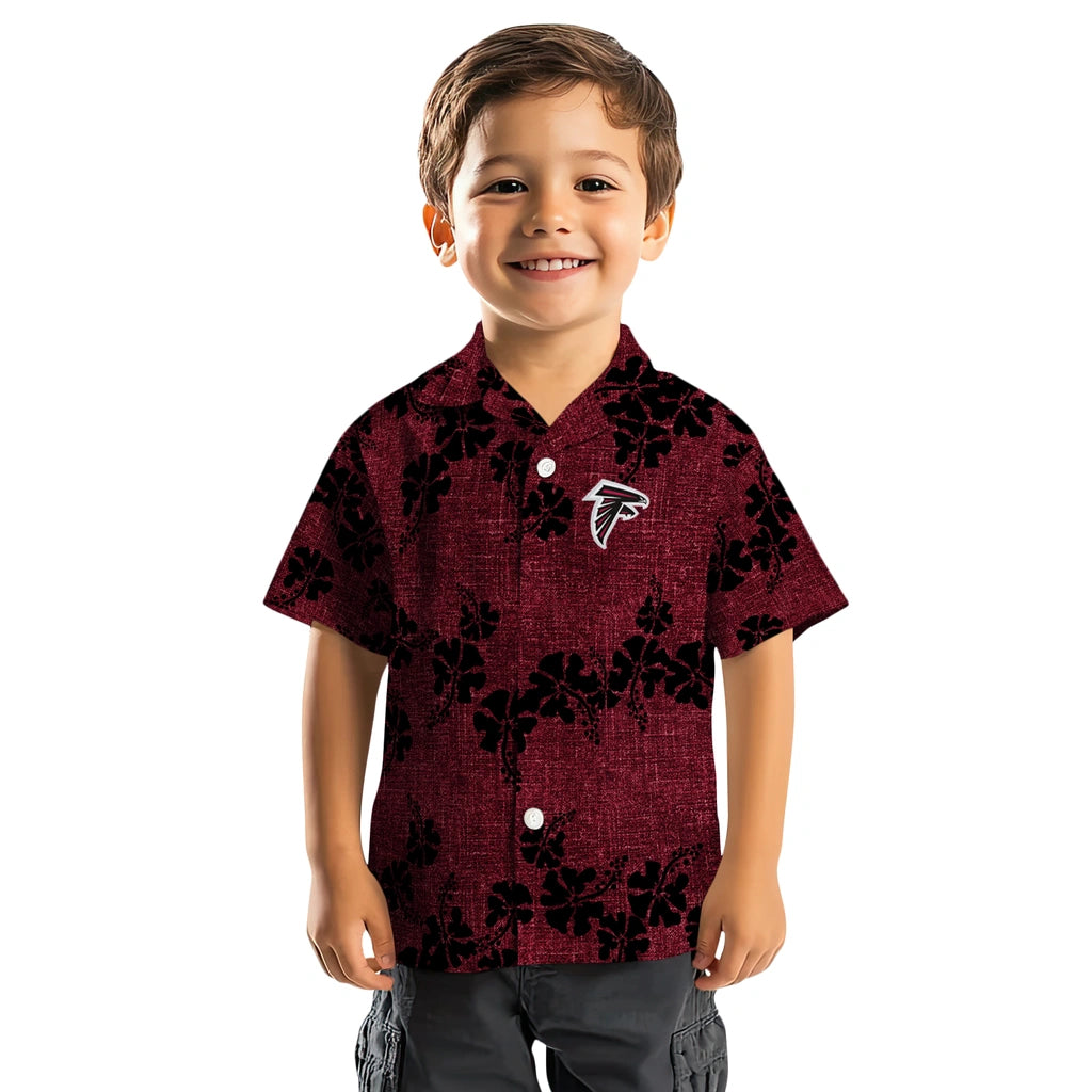 Atlanta Falcons Hawaiian Shirt - 50th State Flower | Moonbestprint