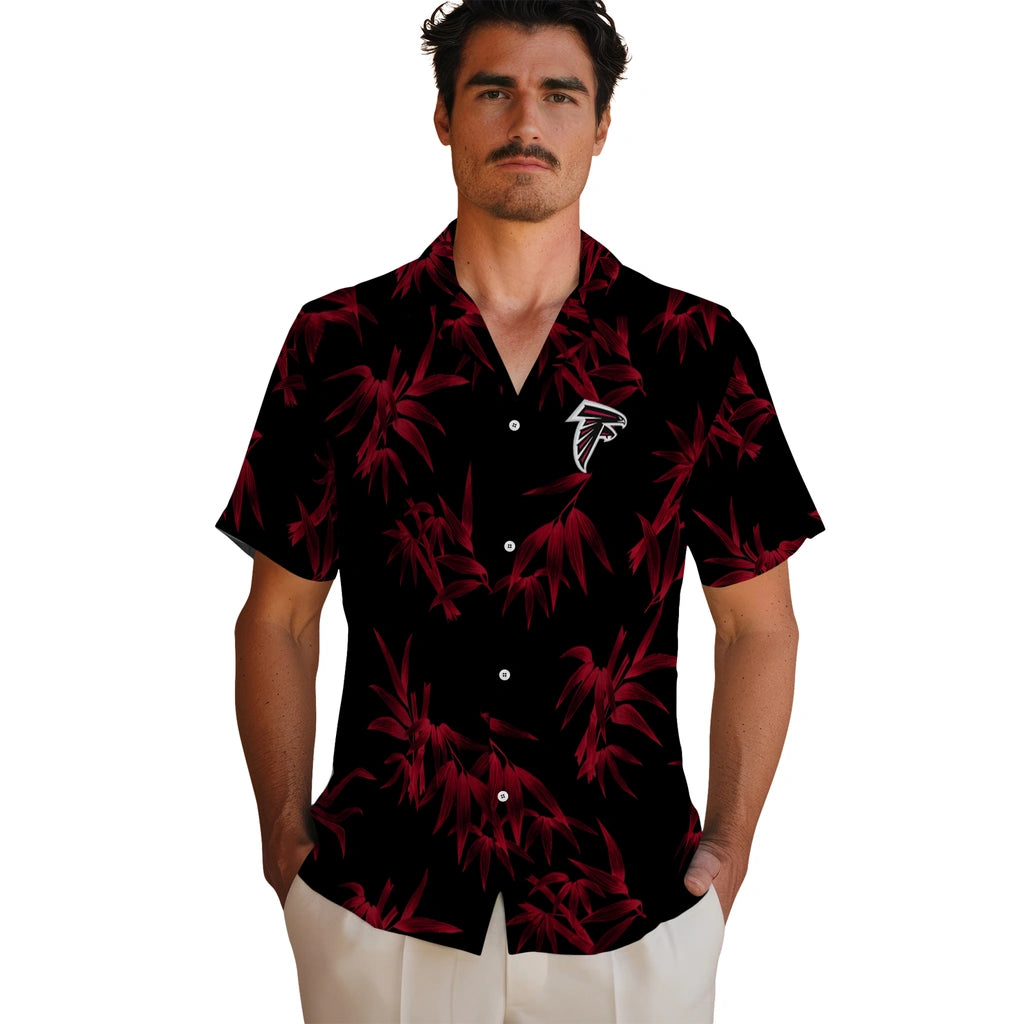 Atlanta Falcons Hawaiian Shirt - Bamboo Branches | Moonbestprint