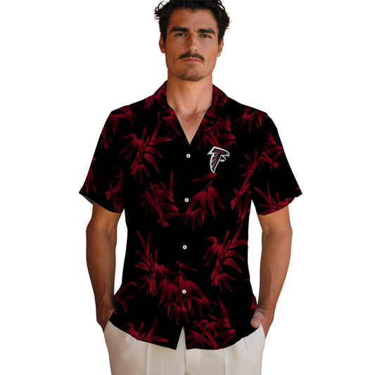 Atlanta Falcons Hawaiian Shirt - Bamboo Branches | Moonbestprint