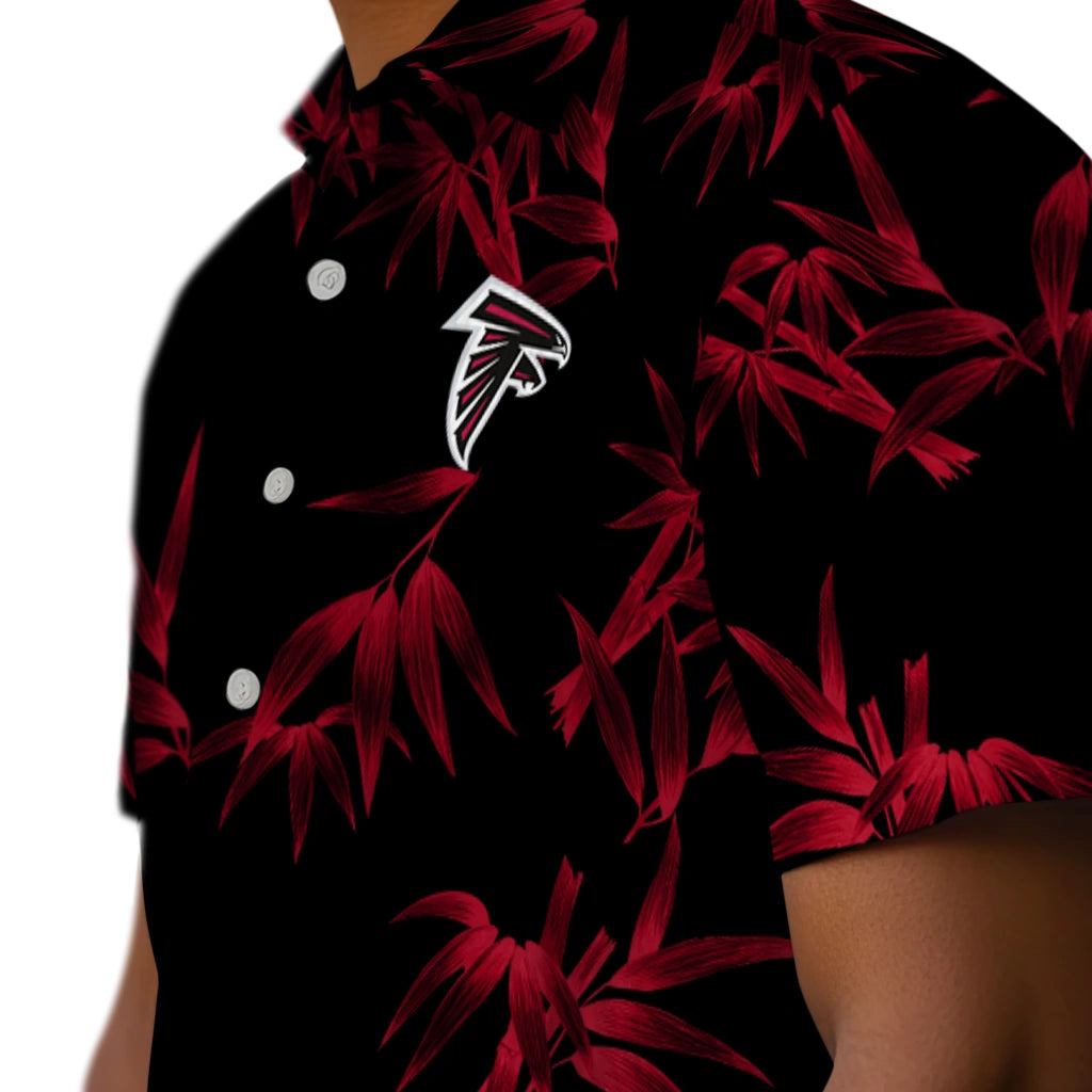 Atlanta Falcons Hawaiian Shirt - Bamboo Branches | Moonbestprint