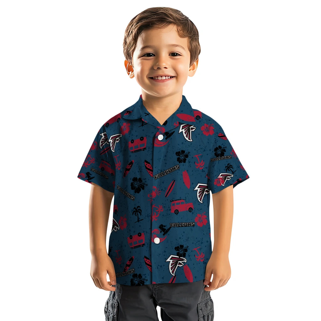 Atlanta Falcons Hawaiian Shirt - Beach Vibe | Moonbestprint