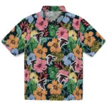 Atlanta Falcons Hawaiian Shirt - Brilliant Hibiscus Garden | Moonbestprint