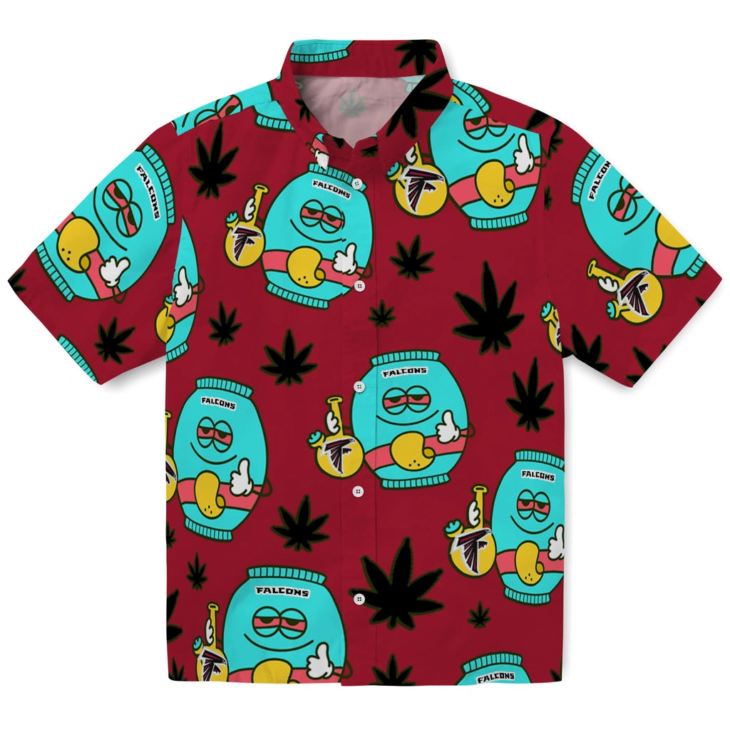 Atlanta Falcons Hawaiian Shirt - Chill Vibe | Moonbestprint