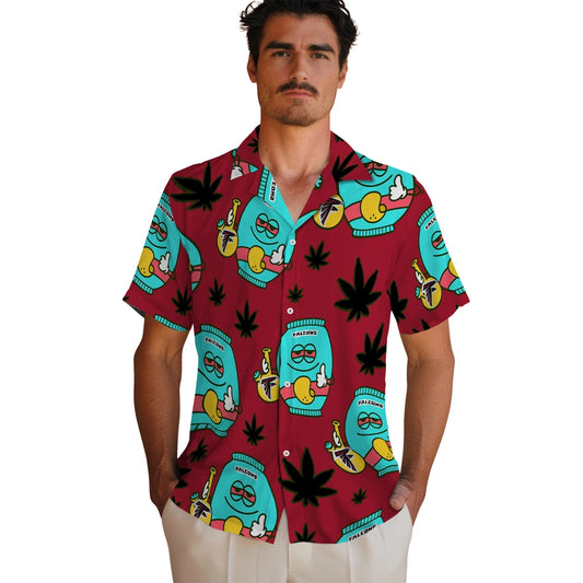 Atlanta Falcons Hawaiian Shirt - Chill Vibe | Moonbestprint