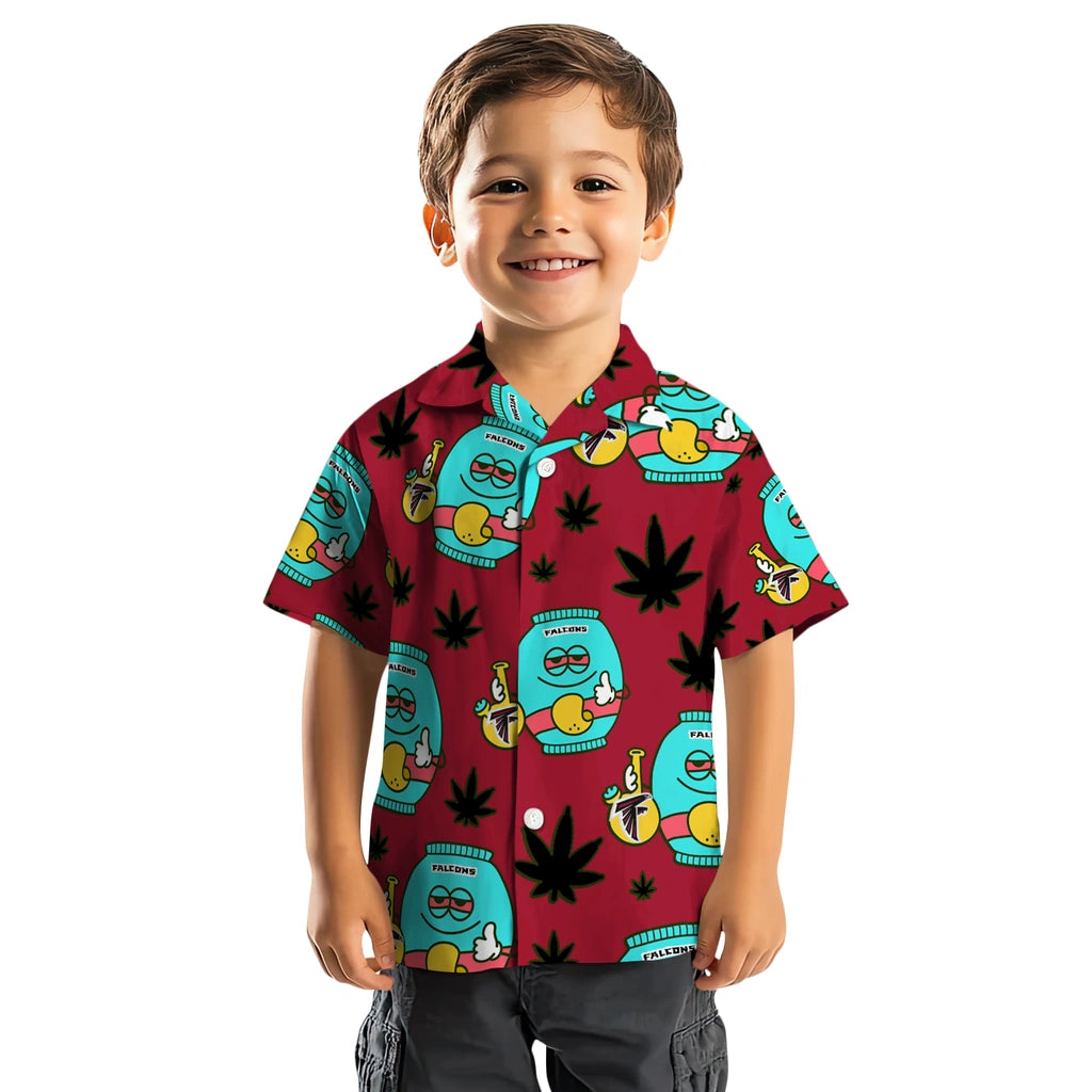 Atlanta Falcons Hawaiian Shirt - Chill Vibe | Moonbestprint
