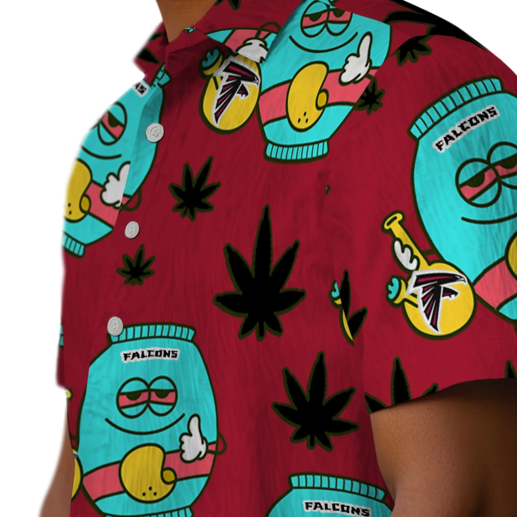 Atlanta Falcons Hawaiian Shirt - Chill Vibe | Moonbestprint