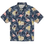 Atlanta Falcons Hawaiian Shirt - Flamingo Hibiscus | Moonbestprint