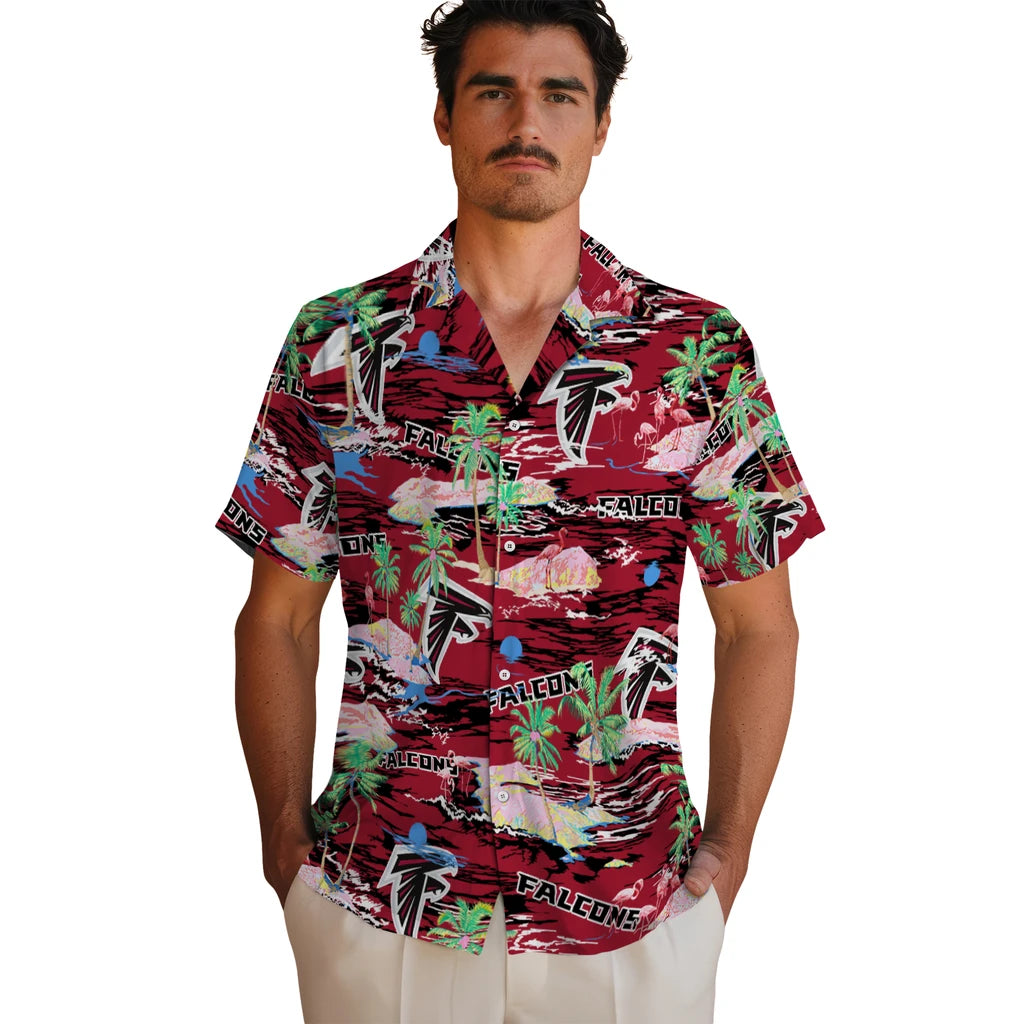 Atlanta Falcons Flamingo Retreat 2026 Hawaiian Shirt – Moonbestprint