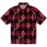 Atlanta Falcons Hawaiian Shirt - Golfing Plaid | Moonbestprint