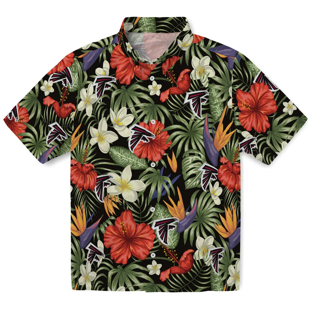 Atlanta Falcons Hawaiian Shirt - Hawaii Floral Hibiscus | Moonbestprint