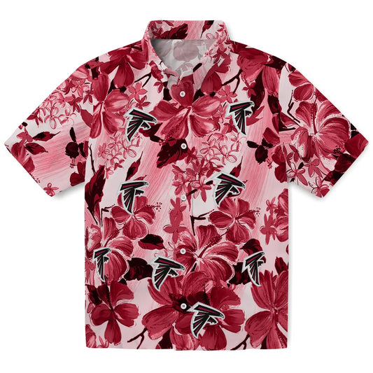 Atlanta Falcons Hawaiian Shirt - Hibiscus Arrangement | Moonbestprint