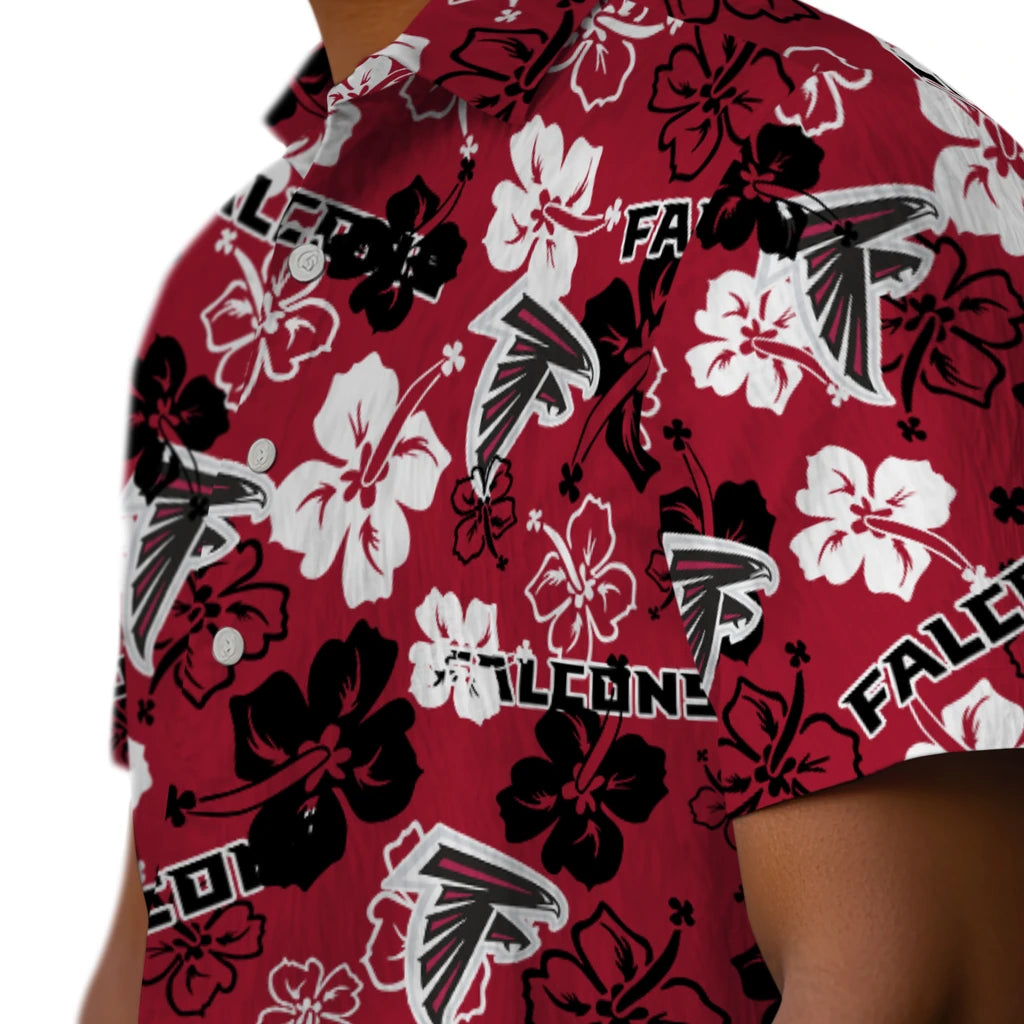 Atlanta Falcons Hibiscus Bloom Hawaiian Shirt – Moonbestprint