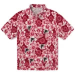 Atlanta Falcons Hawaiian Shirt - Hibiscus Blooms | Moonbestprint