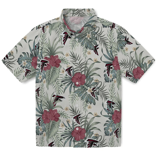 Atlanta Falcons Hawaiian Shirt - Hibiscus Designs | Moonbestprint