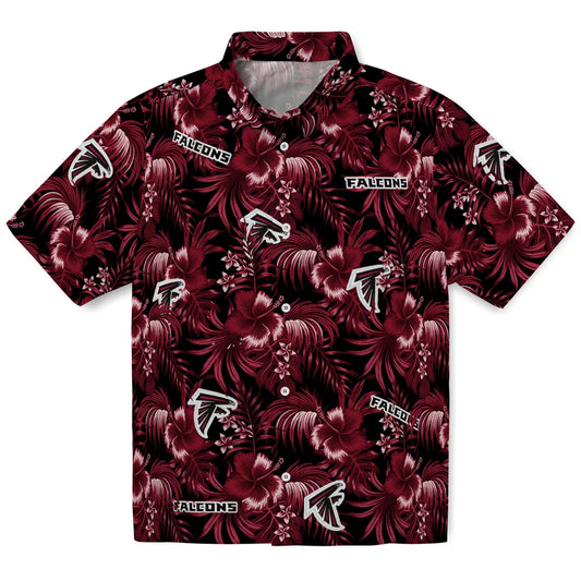 Atlanta Falcons Hawaiian Shirt - Hibiscus Exotic | Moonbestprint