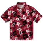 Atlanta Falcons Hawaiian Shirt - Hibiscus Flower Design | Moonbestprint