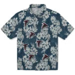 Atlanta Falcons Hawaiian Shirt - Hibiscus Flowers | Moonbestprint