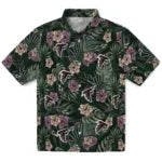 Atlanta Falcons Hawaiian Shirt - Hibiscus Leaves Pattern | Moonbestprint