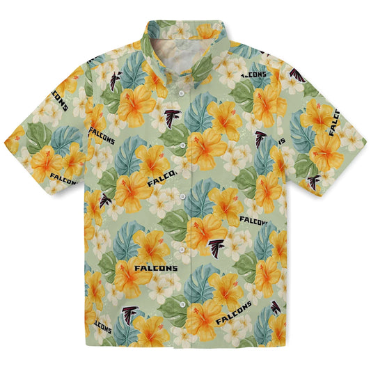 Atlanta Falcons Hawaiian Shirt - Hibiscus Mood | Moonbestprint