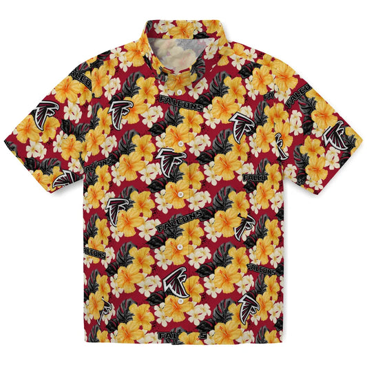 Atlanta Falcons Hawaiian Shirt - Hibiscus Tropics | Moonbestprint
