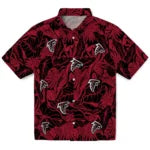 Atlanta Falcons Hawaiian Shirt - Monstera Layer | Moonbestprint