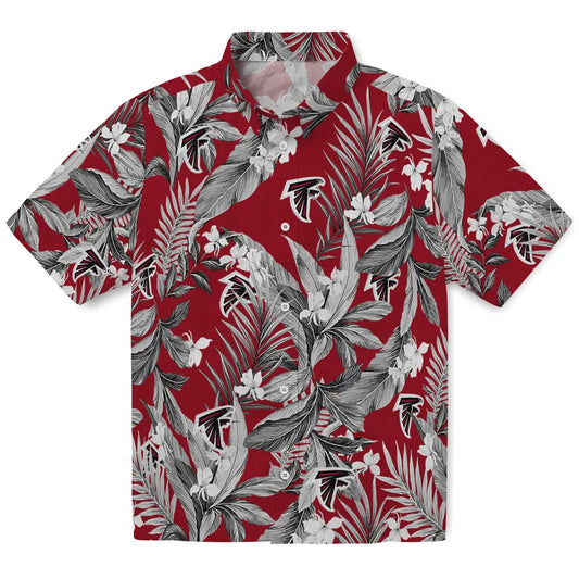 Atlanta Falcons Hawaiian Shirt - Palm Leaves | Moonbestprint