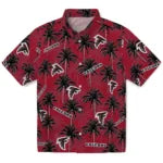 Atlanta Falcons Hawaiian Shirt - Palm Tree Motif | Moonbestprint