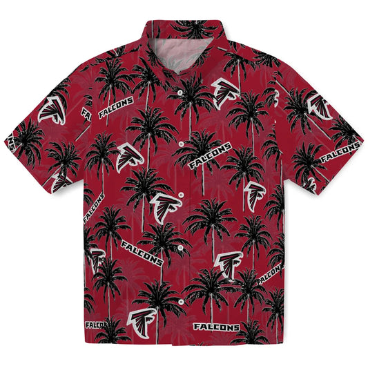 Atlanta Falcons Hawaiian Shirt - Palm Tree Motif | Moonbestprint