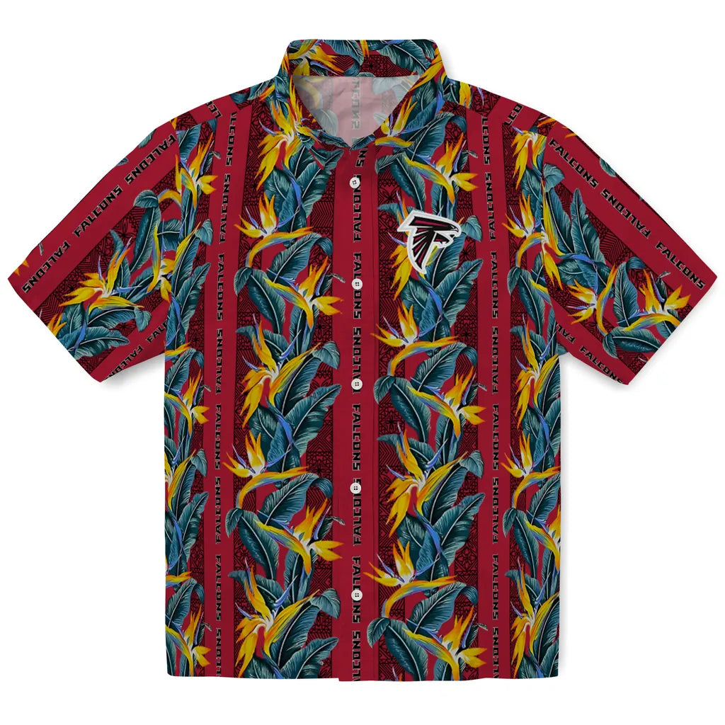 Atlanta Falcons Hawaiian Shirt - Paradise Vines | Moonbestprint
