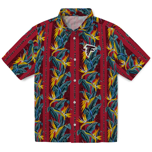 Atlanta Falcons Hawaiian Shirt - Paradise Vines | Moonbestprint