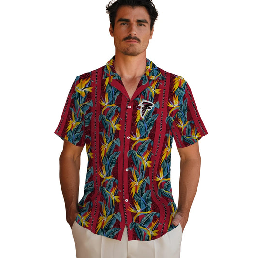 Atlanta Falcons Hawaiian Shirt - Paradise Vines | Moonbestprint