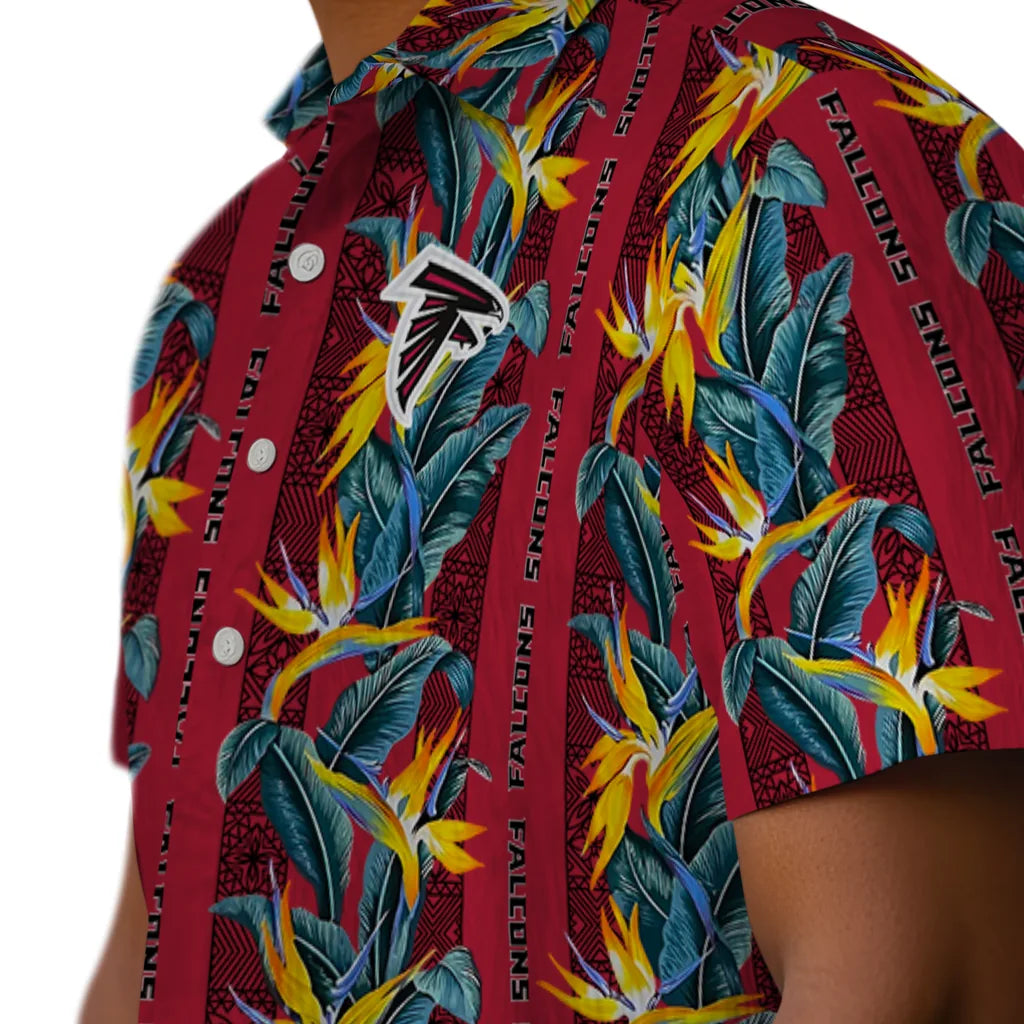 Atlanta Falcons Hawaiian Shirt - Paradise Vines | Moonbestprint