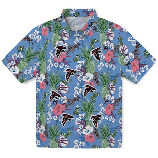Atlanta Falcons Hawaiian Shirt - Pineapple Bouquet | Moonbestprint