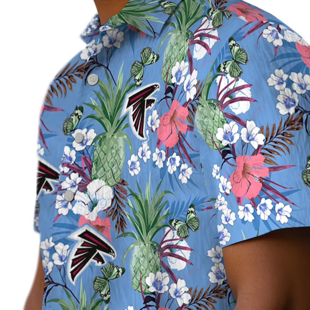 Atlanta Falcons Hawaiian Shirt - Pineapple Bouquet | Moonbestprint