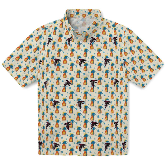 Atlanta Falcons Hawaiian Shirt - Pineapple Delight | Moonbestprint