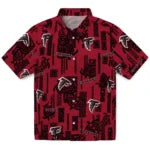 Atlanta Falcons Hawaiian Shirt - Turtle Lines | Moonbestprint