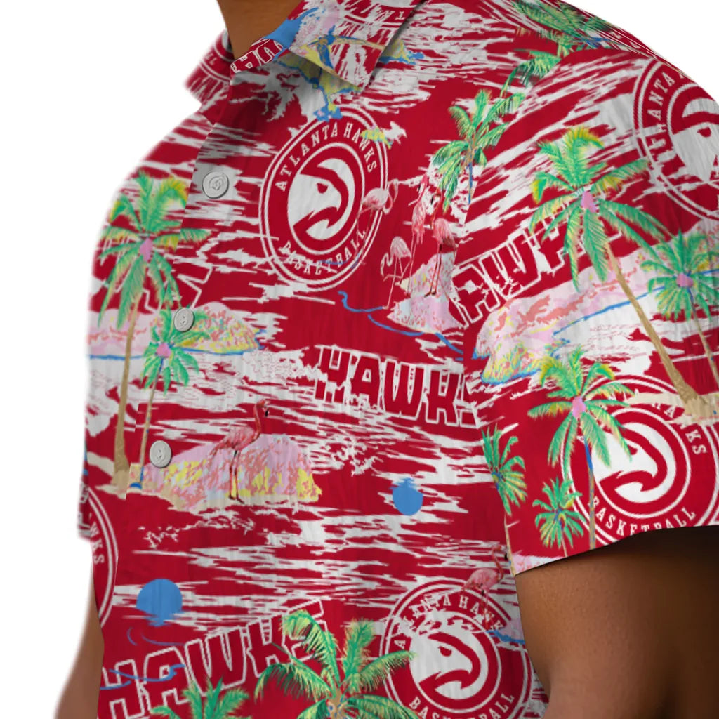 Atlanta Hawks Flamingo Retreat 2026 Hawaiian Shirt – Moonbestprint