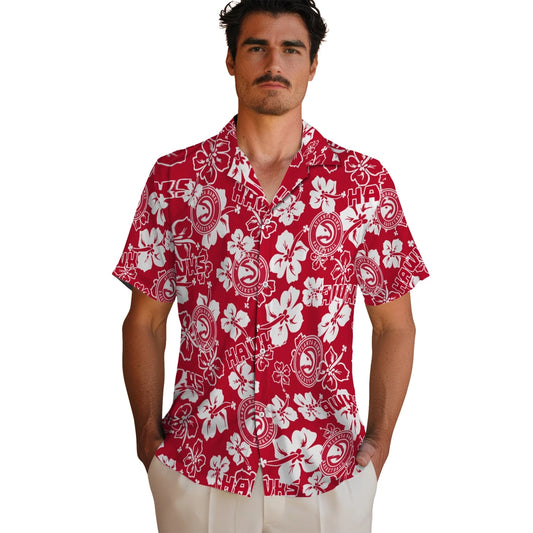 Atlanta Hawks Hibiscus Bloom Hawaiian Shirt – Moonbestprint