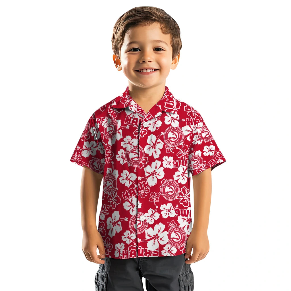 Atlanta Hawks Hibiscus Bloom Hawaiian Shirt – Moonbestprint