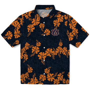 Auburn Tigers Hawaiian Shirt - 50th State Flower | Moonbestprint