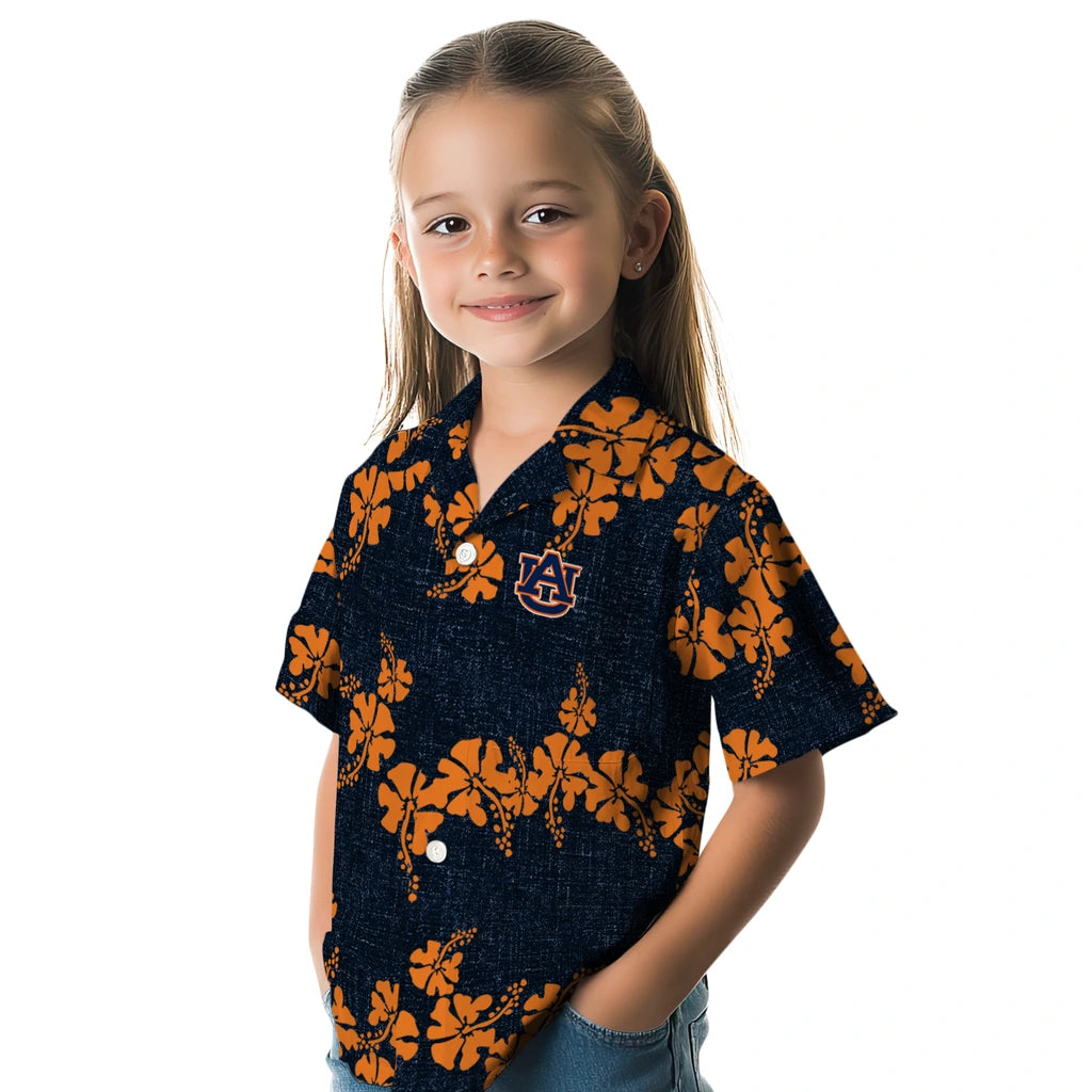 Auburn Tigers Hawaiian Shirt - 50th State Flower | Moonbestprint