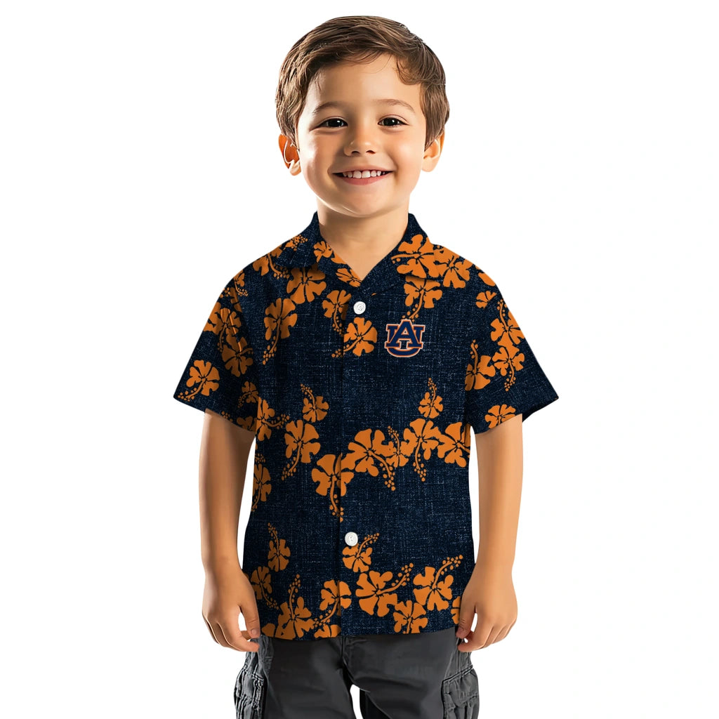 Auburn Tigers Hawaiian Shirt - 50th State Flower | Moonbestprint