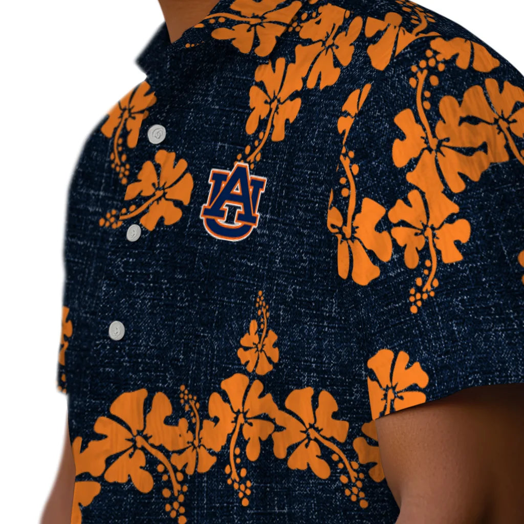 Auburn Tigers Hawaiian Shirt - 50th State Flower | Moonbestprint
