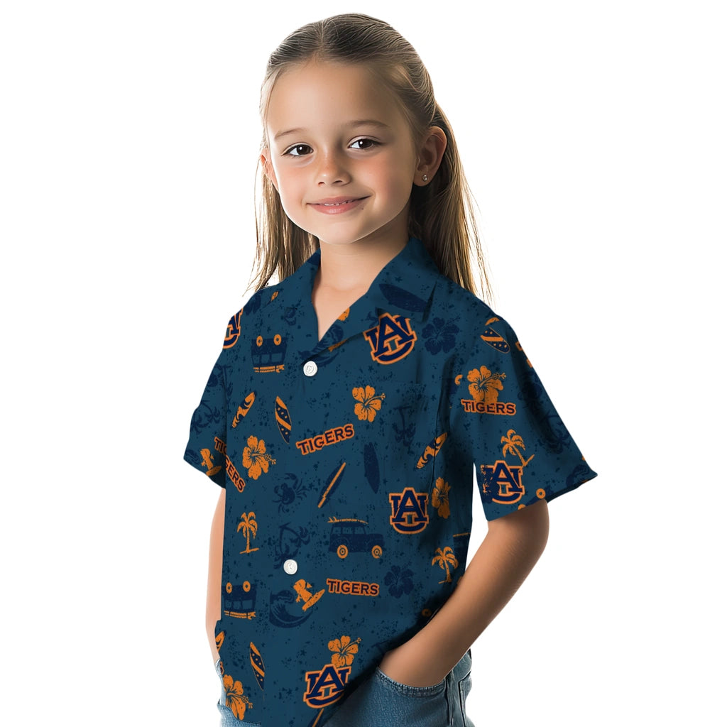 Auburn Tigers Hawaiian Shirt - Beach Vibe | Moonbestprint