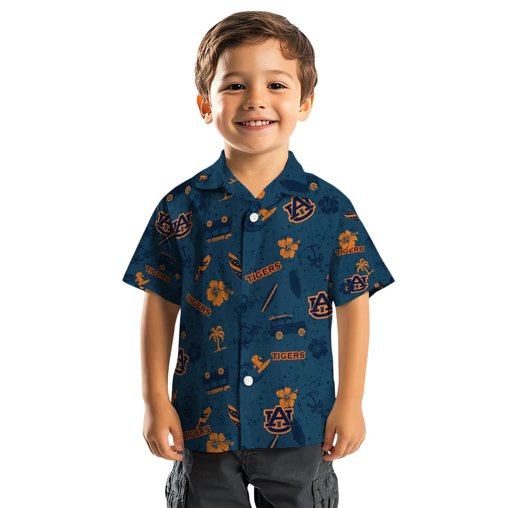 Auburn Tigers Hawaiian Shirt - Beach Vibe | Moonbestprint