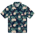 Auburn Tigers Hawaiian Shirt - Flamingo and Hibiscus | Moonbestprint