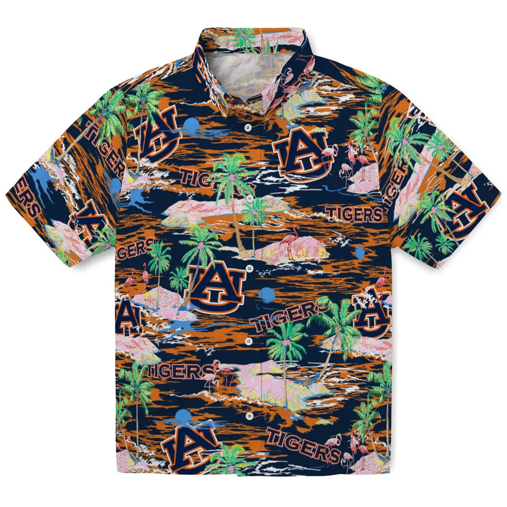 Auburn Tigers Flamingo Retreat 2026 Hawaiian Shirt – Moonbestprint