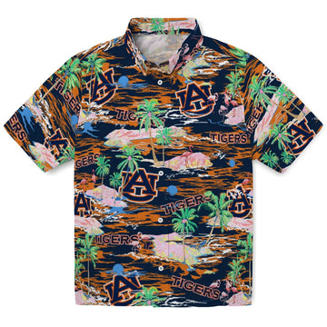 Auburn Tigers Flamingo Retreat 2026 Hawaiian Shirt – Moonbestprint