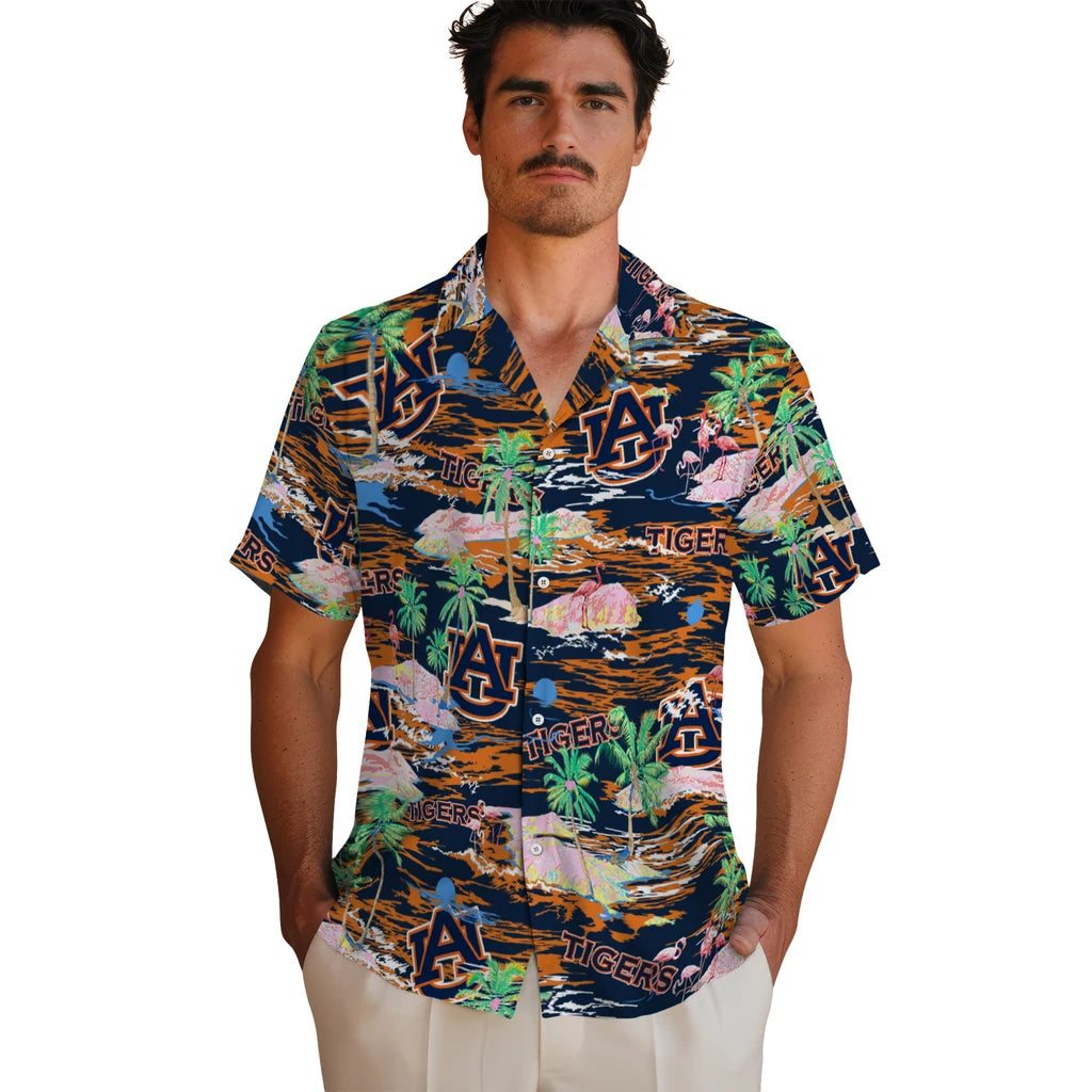 Auburn Tigers Flamingo Retreat 2026 Hawaiian Shirt – Moonbestprint