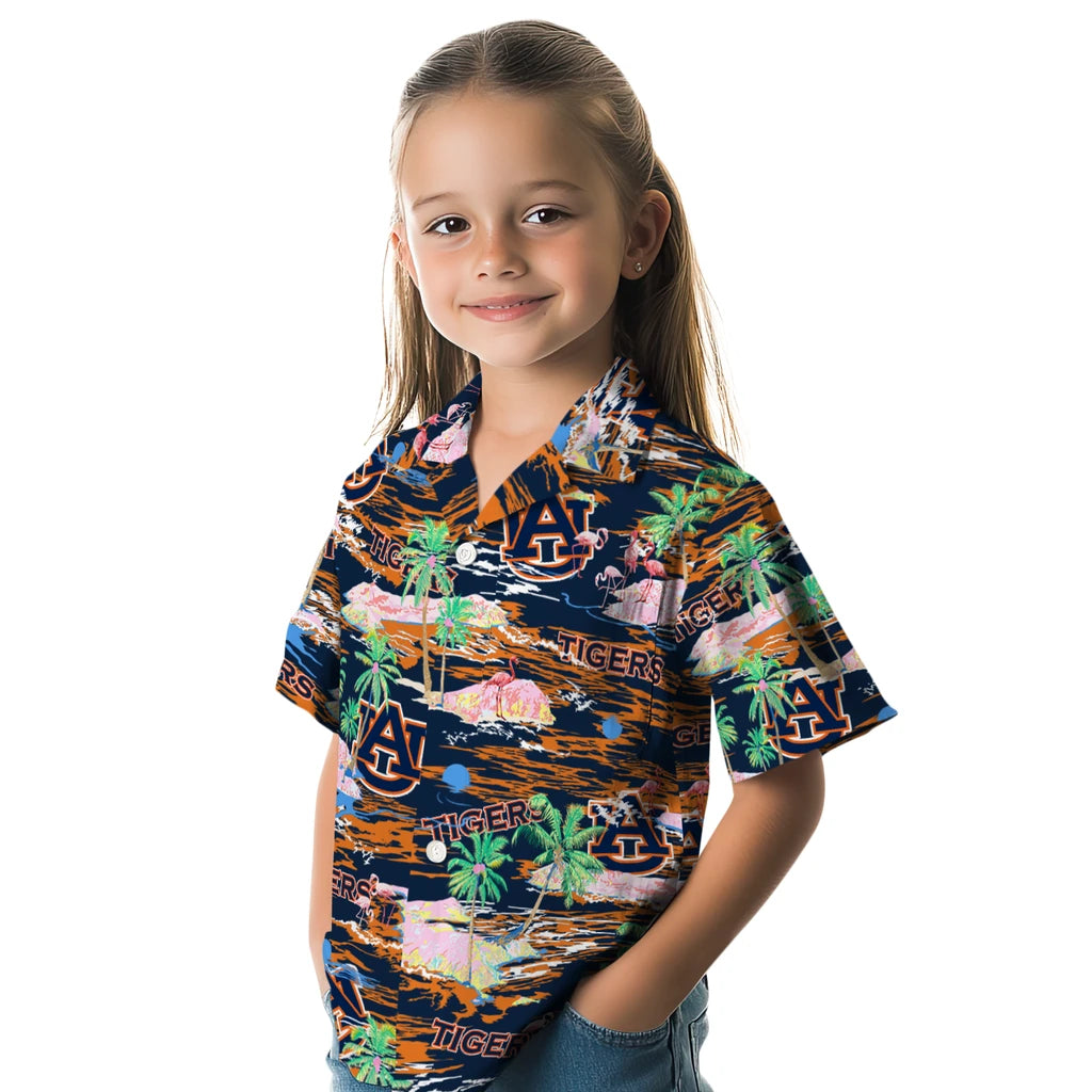 Auburn Tigers Flamingo Retreat 2026 Hawaiian Shirt – Moonbestprint
